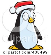 Royalty Free RF Clipart Illustration Of A Christmas Penguin