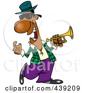 Cartoon Jazz Musician