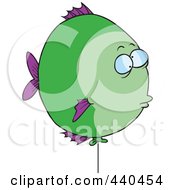 Poster, Art Print Of Cartoon Balloon Fish