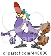 Poster, Art Print Of Cartoon Baseball Bug