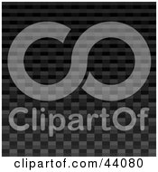 Clipart Illustration Of A Light To Dark Gradient Carbon Fiber Background