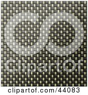 Clipart Illustration Of A Shiny Carbon Fiber Background