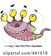 Poster, Art Print Of Cartoon Bizarre Monster