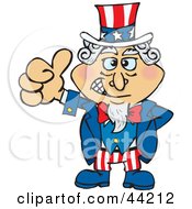 Poster, Art Print Of American Uncle Sam Giving The Thumbs Up