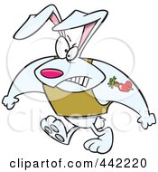 Royalty Free RF Clip Art Illustration Of A Cartoon Rogue Rabbit