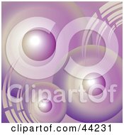 Poster, Art Print Of Website Background Of Purple Orbs And Circles