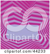 Poster, Art Print Of Website Background Of Retro Purple And Pink Lines Around A Text Box