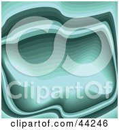Clipart Illustration Of A Wavy Green And Blue Abstract Website Background by kaycee