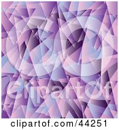 Poster, Art Print Of Abstract Purple Triangle Website Background