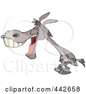 Poster, Art Print Of Cartoon Donkey Laughing