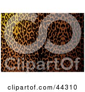 Royalty Free RF Clip Art Of Leopard Fur Pattern Background by michaeltravers
