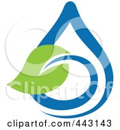 Green And Blue Ecology Logo Icon - 6