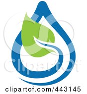 Green And Blue Ecology Logo Icon - 4