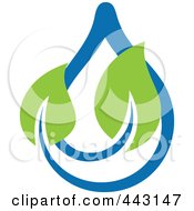 Green And Blue Ecology Logo Icon - 1