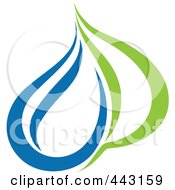 Green And Blue Ecology Logo Icon - 25