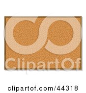 Royalty Free RF Clip Art Of A Bulletin Board Made Of Cork by michaeltravers