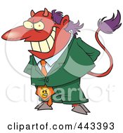 Poster, Art Print Of Cartoon Director Devil