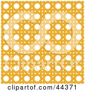 Yellow Wicker Pattern Background