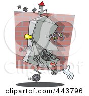 Poster, Art Print Of Cartoon Factory Robot