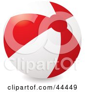 Poster, Art Print Of Inflatable Red Beach Ball