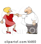 Poster, Art Print Of Wife Trying To Get Her Husband To Dance