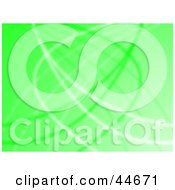 Clipart Illustration Of A Lime Green Website Background Of Curving Wires