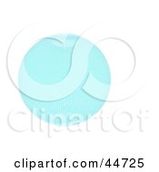 Royalty Free RF Clipart Illustration Of A Blue Wire Globe On A White Background