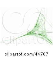 Royalty Free RF Clipart Illustration Of A Green Fractal Formation