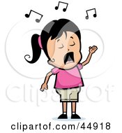 Singing Hispanic Girl Character