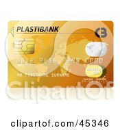 Poster, Art Print Of Golden Plastibank Credit Card