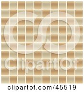 Poster, Art Print Of Tan And Brown Tile Pattern Background