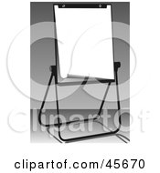 Poster, Art Print Of Blank Piece Of Paper On An Office Easel