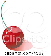 Royalty Free RF Clipart Illustration Of A Fresh Bing Cherry by pauloribau