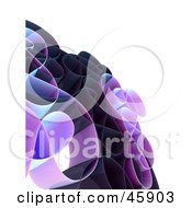 Poster, Art Print Of Tangled Purple Network Wave