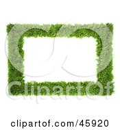 Poster, Art Print Of Realistic Green Grass Frame