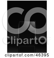 Blank Transparent Glass Plaque On A Black Background by elaineitalia