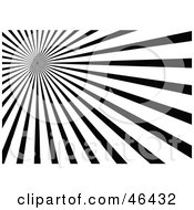 Royalty Free RF Clipart Illustration Of A Black And White Optical Illusion Shining Rays Background