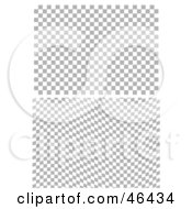 Royalty Free RF Clipart Illustration Of A Digital Collage Of Wavy And Flat Checkered Backgrounds by dero