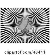Royalty Free RF Clipart Illustration Of A Black And White Optical Illusion Background