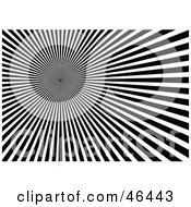 Royalty Free RF Clipart Illustration Of A Black And White Optical Illusion Vortex Background