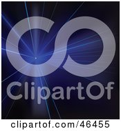 Royalty Free RF Clipart Illustration Of Blue Shining Disco Stage Lights