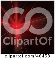 Royalty Free RF Clipart Illustration Of Red Shining Disco Stage Lights by dero