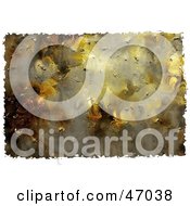 Clipart Illustration Of A Metallic Rusty Background Bordered In White
