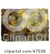 Poster, Art Print Of Metallic Rusty Background Bordered In White