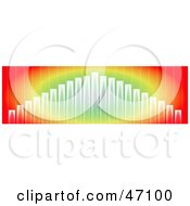 Poster, Art Print Of Rainbow Colored Graph Background