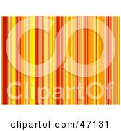 Poster, Art Print Of Vertical Orange Stripe Background