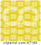 Poster, Art Print Of Yellow Background Of White Rectangles