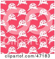 Poster, Art Print Of Pink Background Of Dinosaur Patterns