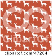 Clipart Illustration Of A Chihuahua Silhouette Background by Prawny