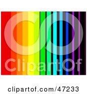 Clipart Illustration Of A Rainbow Stripe Background by Prawny
